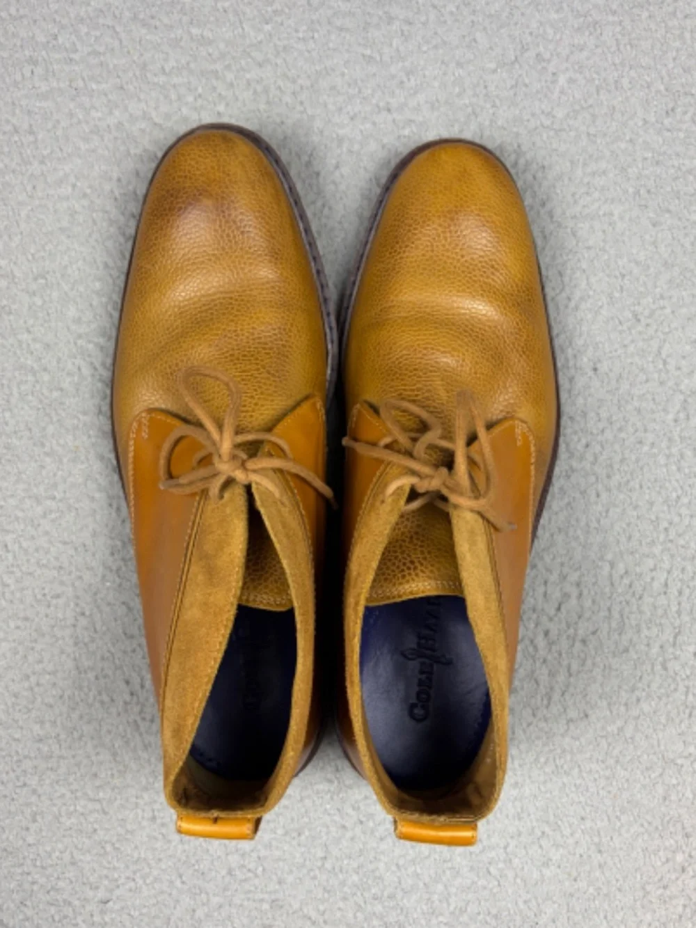 Cole Haan Air Colton Suede Chukka Shoe Men's Size 11.5 Brown Lace Up